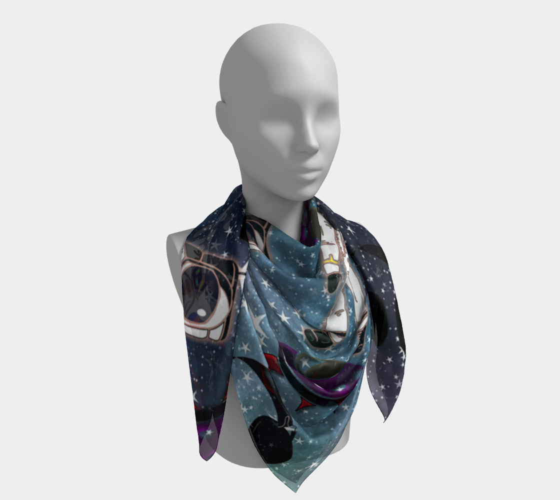 astronaut space galaxy scarf