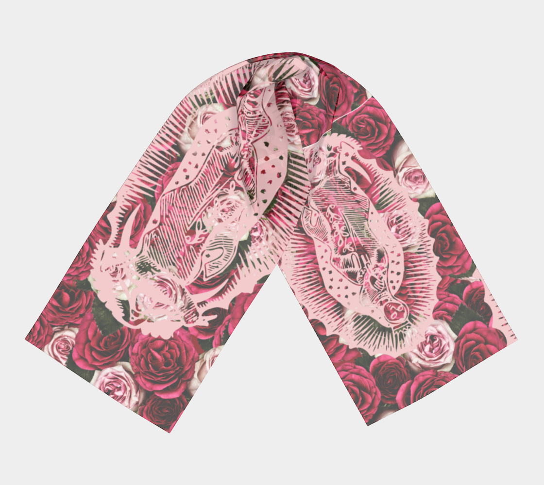 guadalupe roses scarf