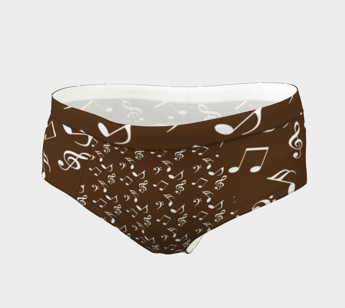 brown music cheeky briefs