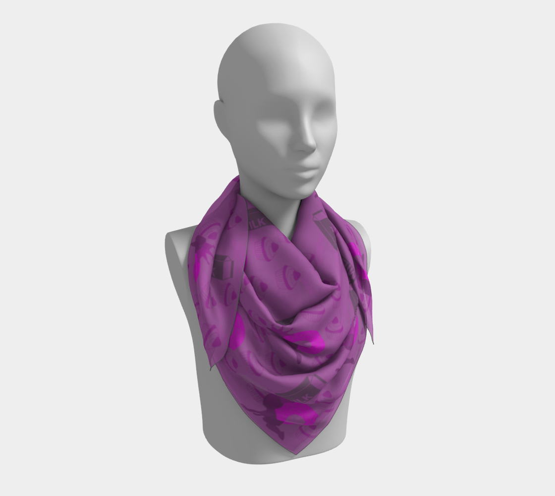 punk baby violet scarf