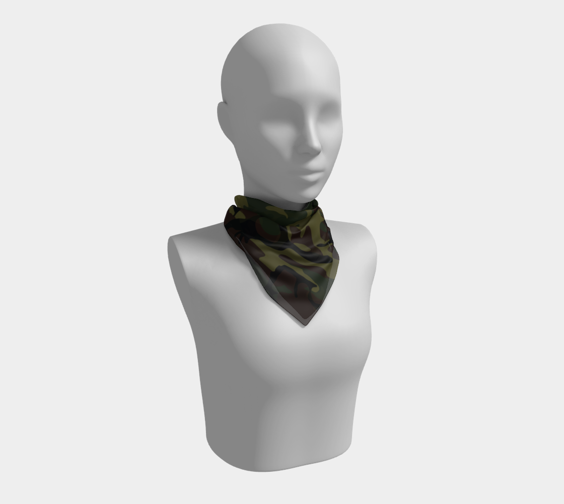 army green camo scarf