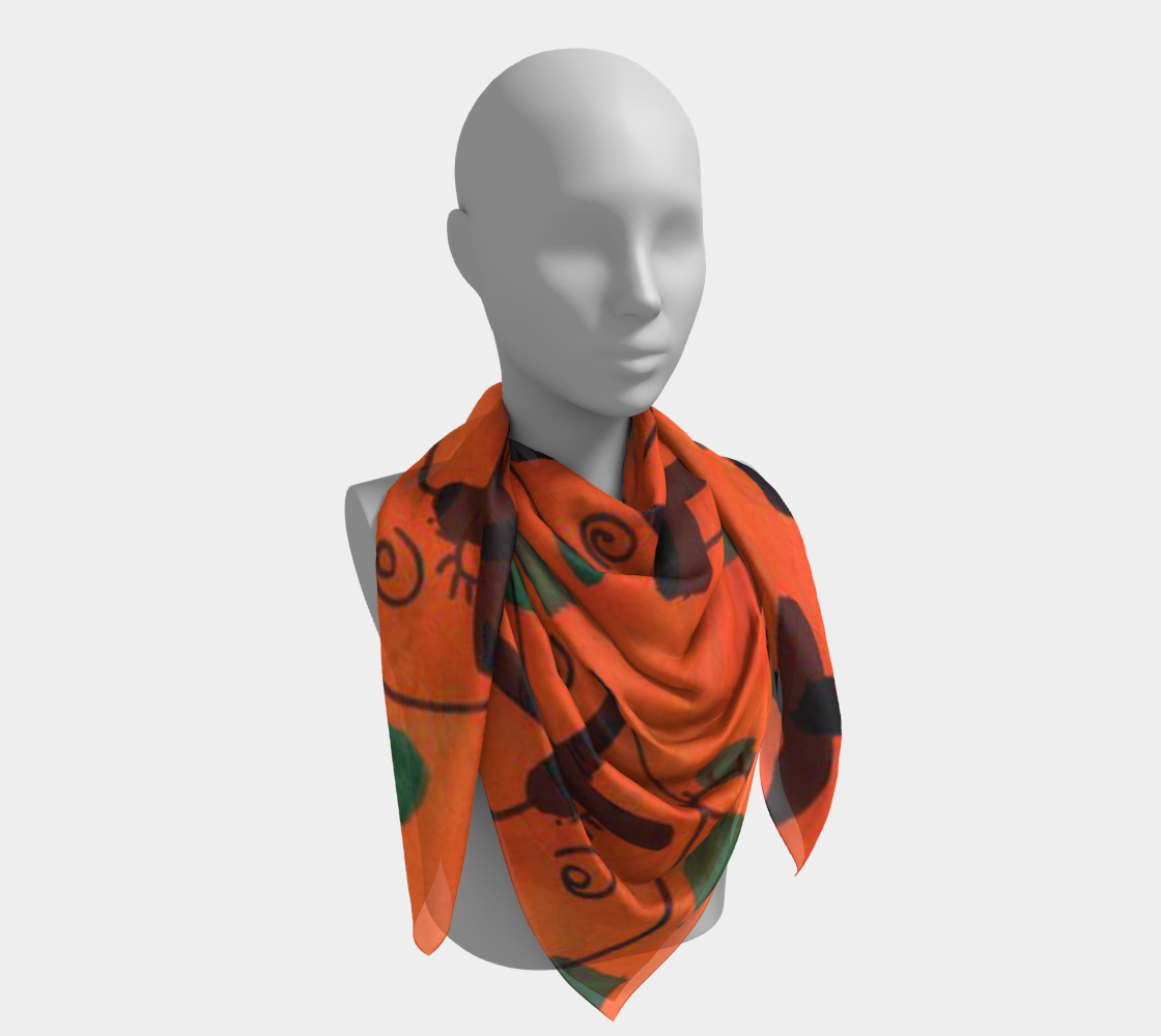 egg amongst crosses scarf