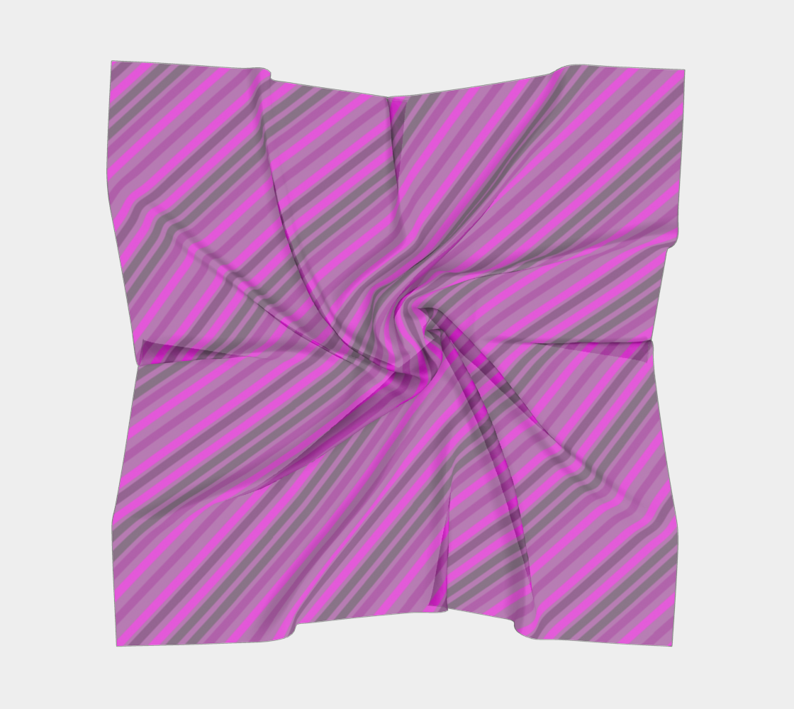 pink violet diagonal lines scarf