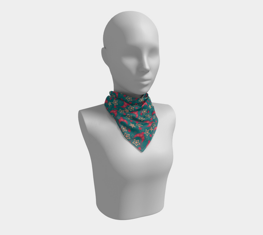 teal hats scarf