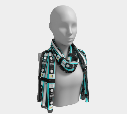 aqua cassette scarf