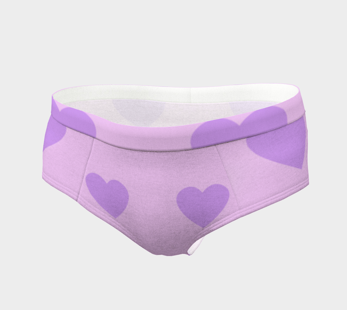 violet heart cheeky briefs