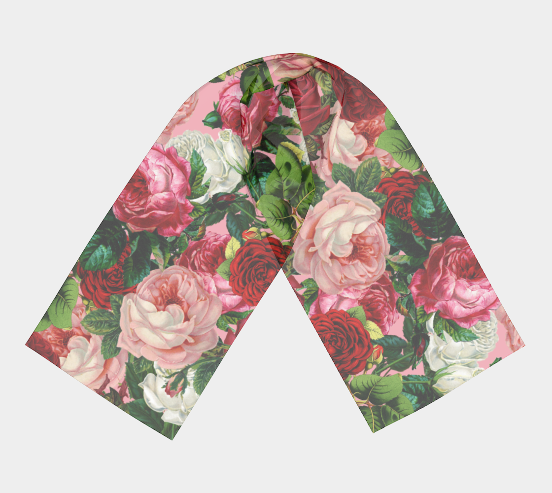 rose bushes scarf