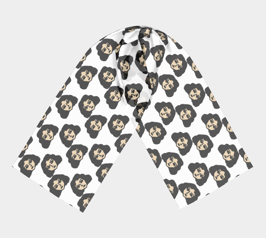 30s girl pattern scarf