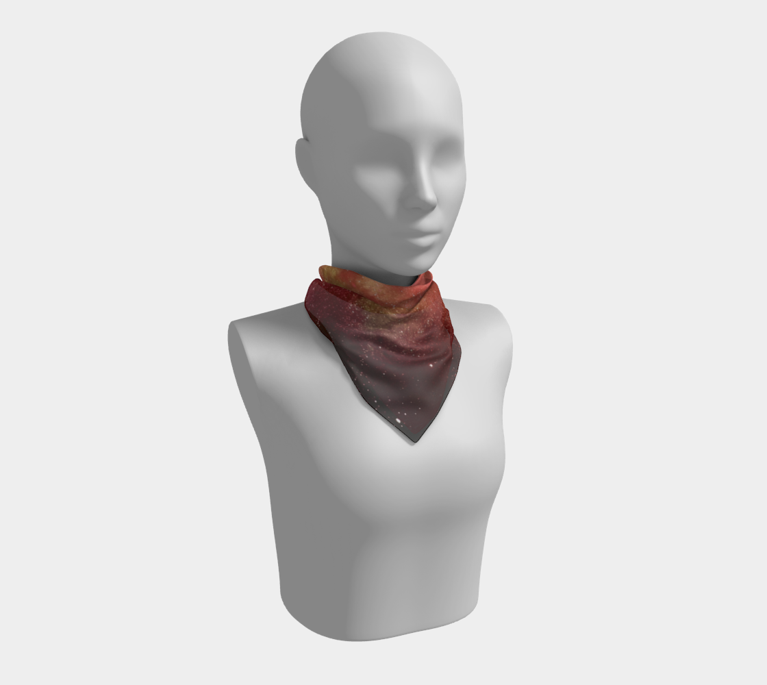 galaxy red scarf