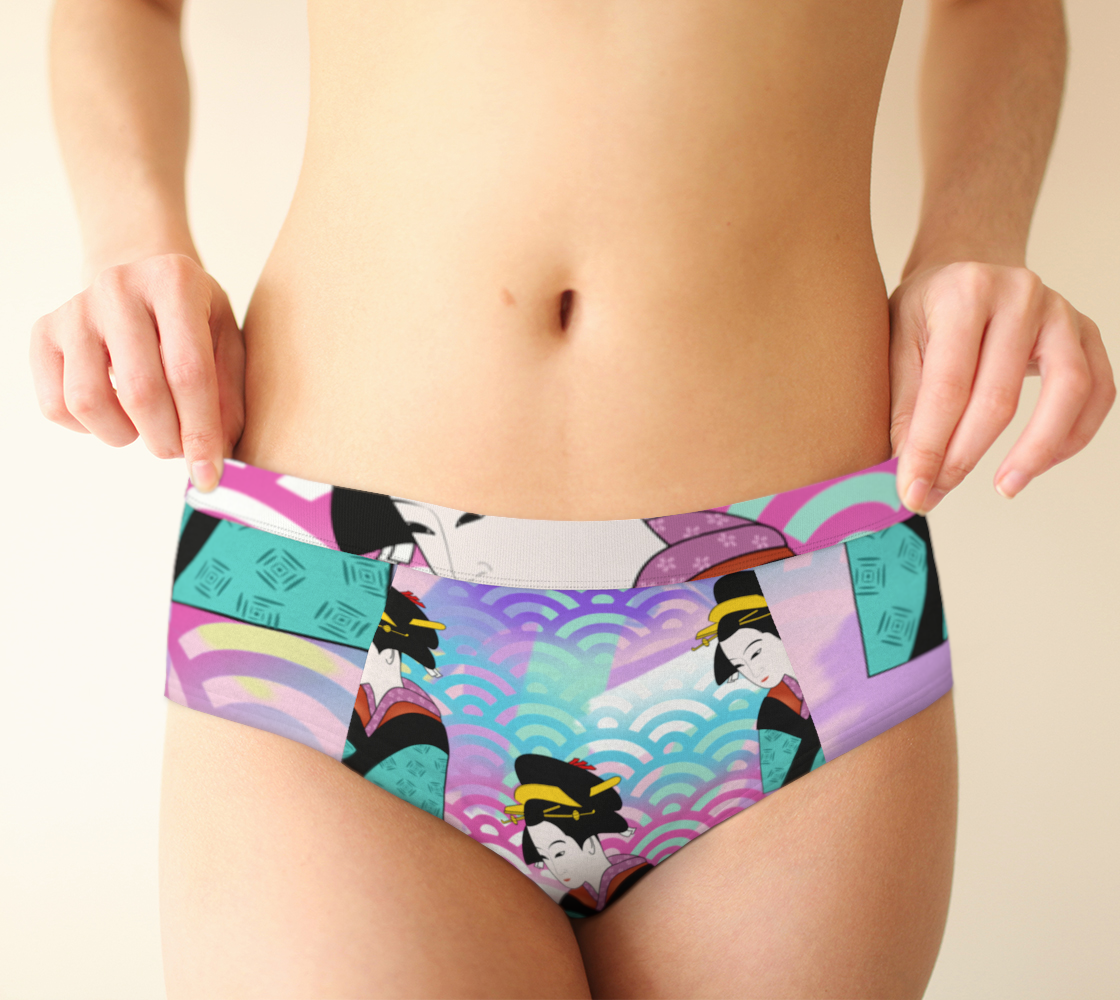 japanese abstract cheeky briefs