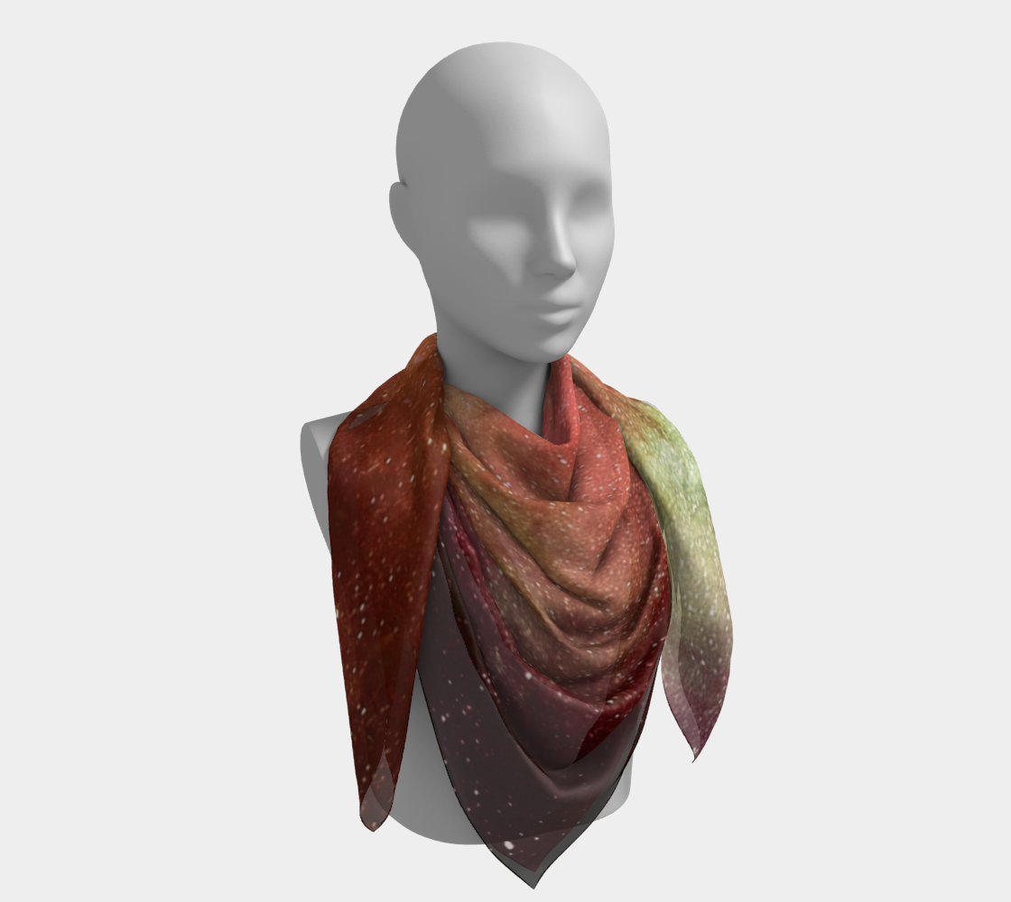 galaxy red scarf