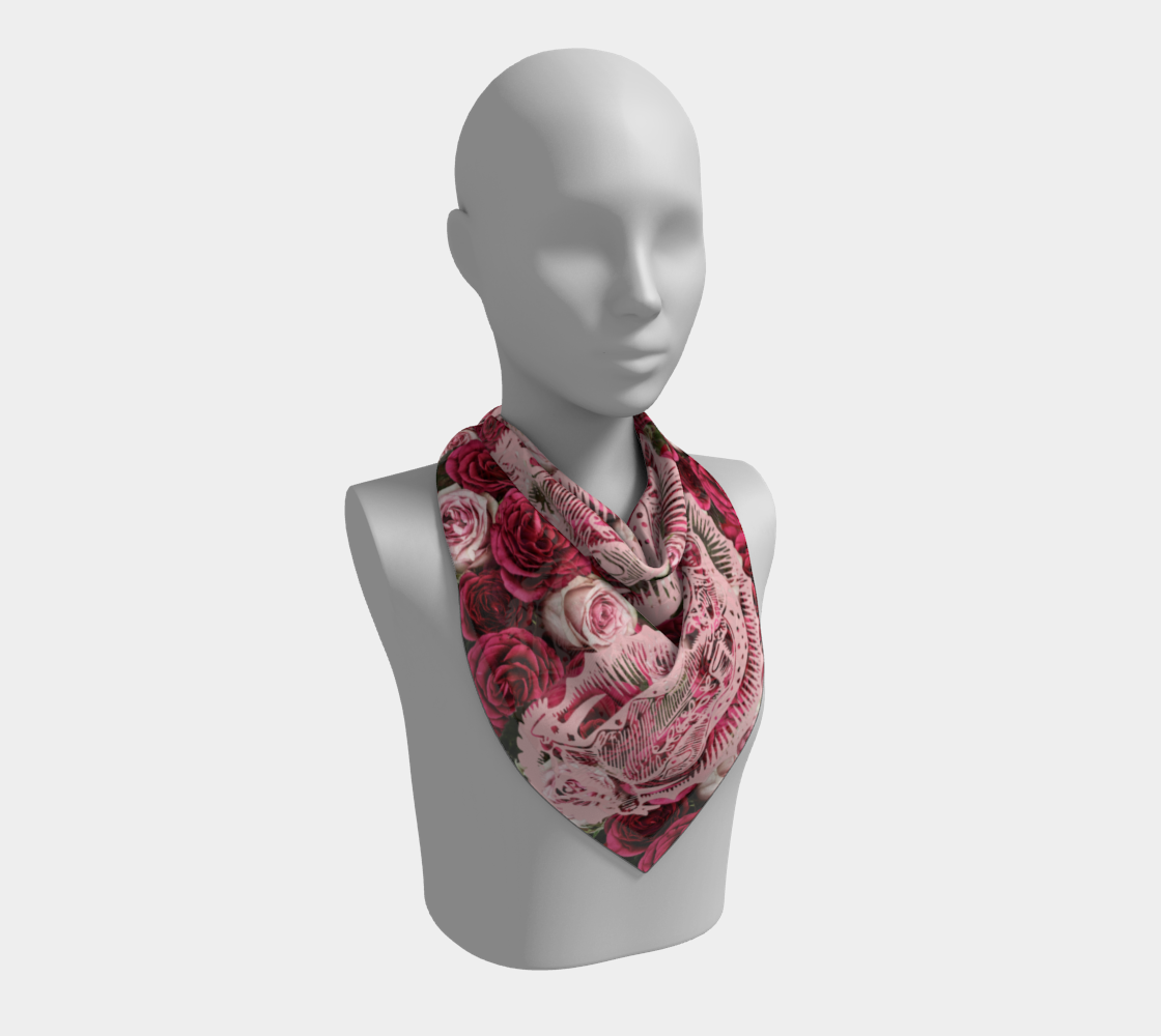 guadalupe roses scarf