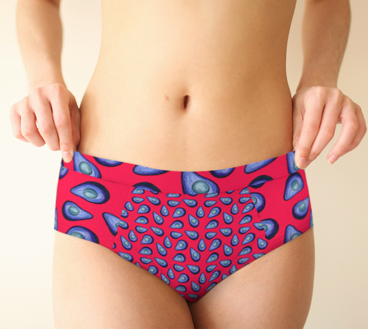 tropical pink avocadoes cheeky briefs