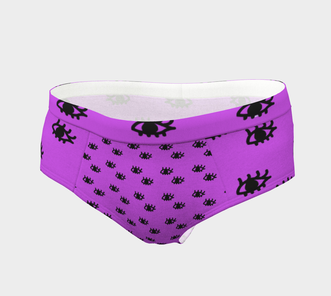 purple eyes cheeky briefs