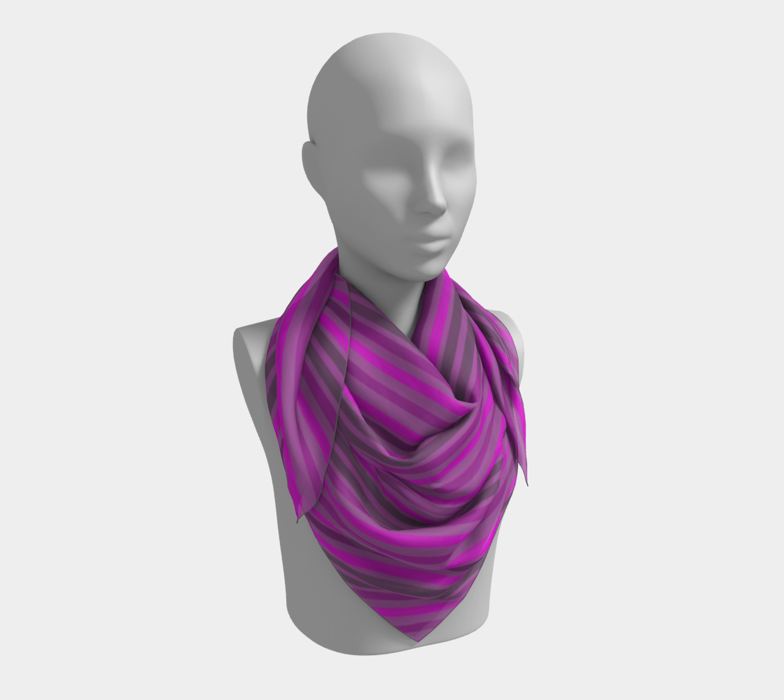 pink violet diagonal lines scarf