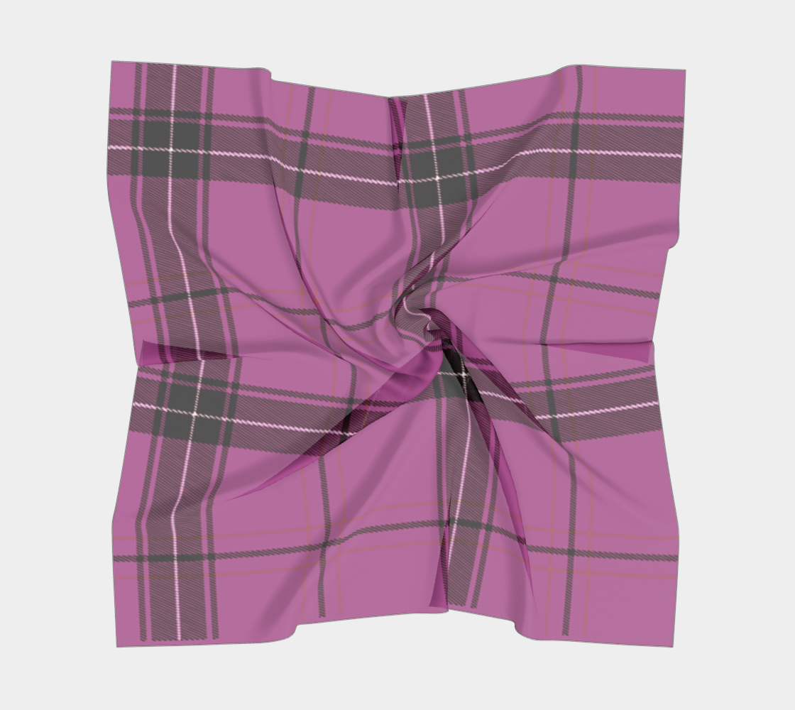 violet plaid scarf