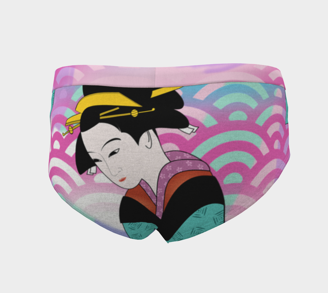 japanese abstract cheeky briefs