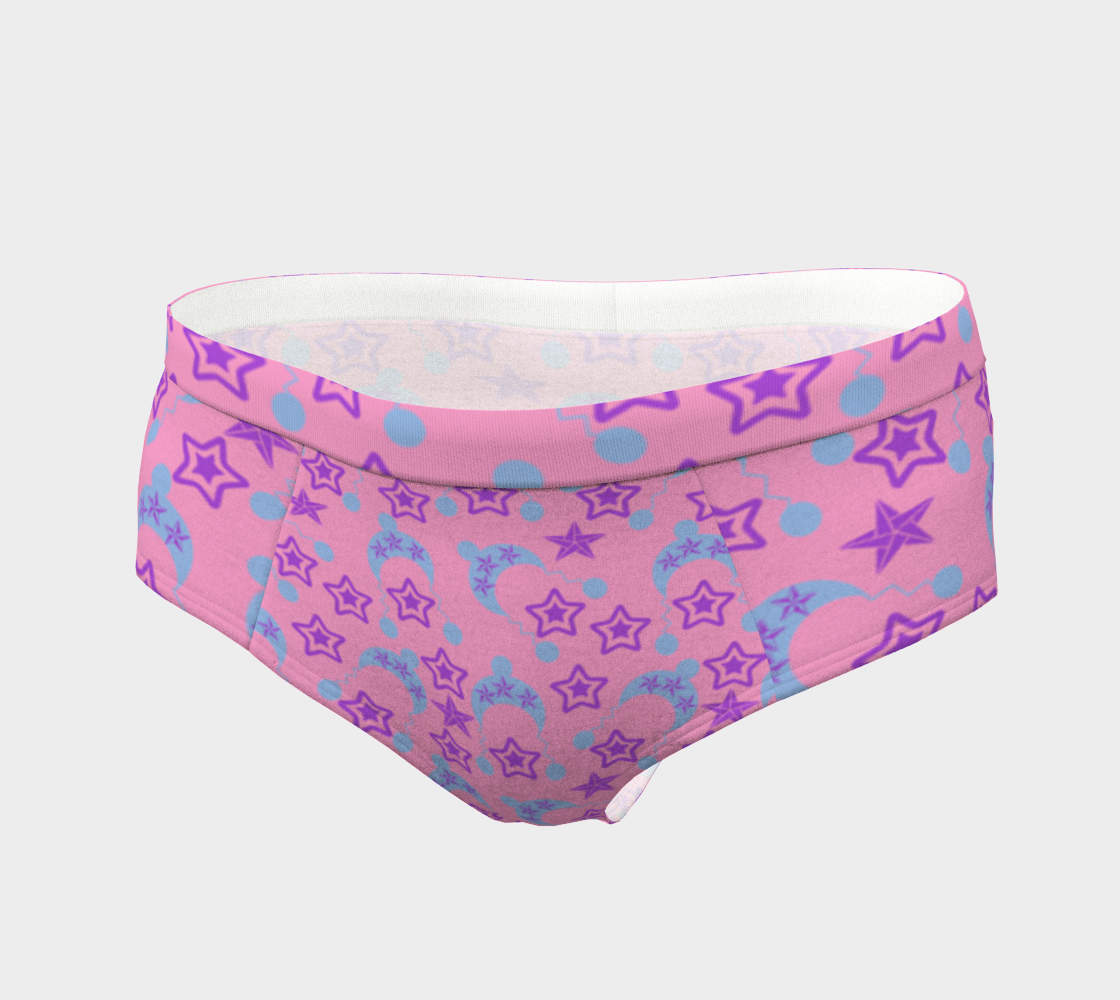 pink star blue hats cheeky briefs