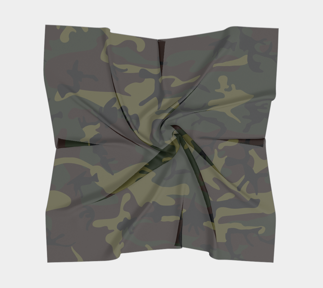 army green camo scarf