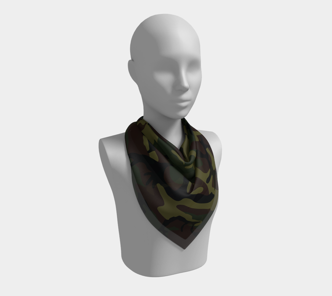 army green camo scarf