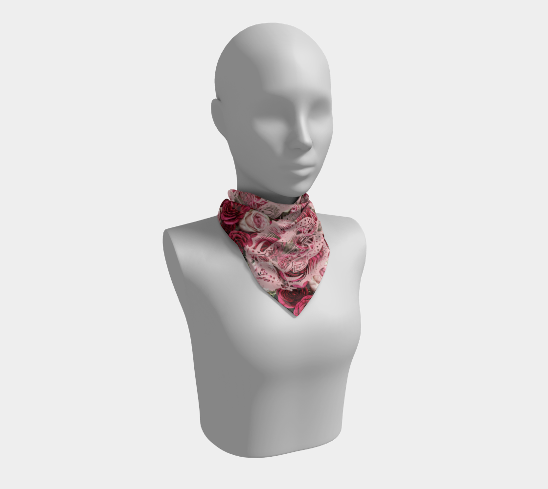 guadalupe roses scarf