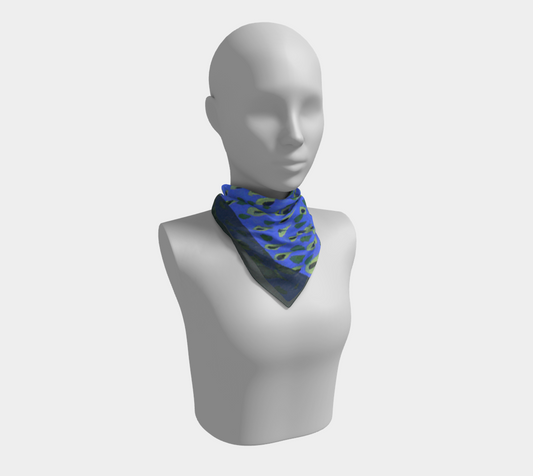 raining leaves scarf