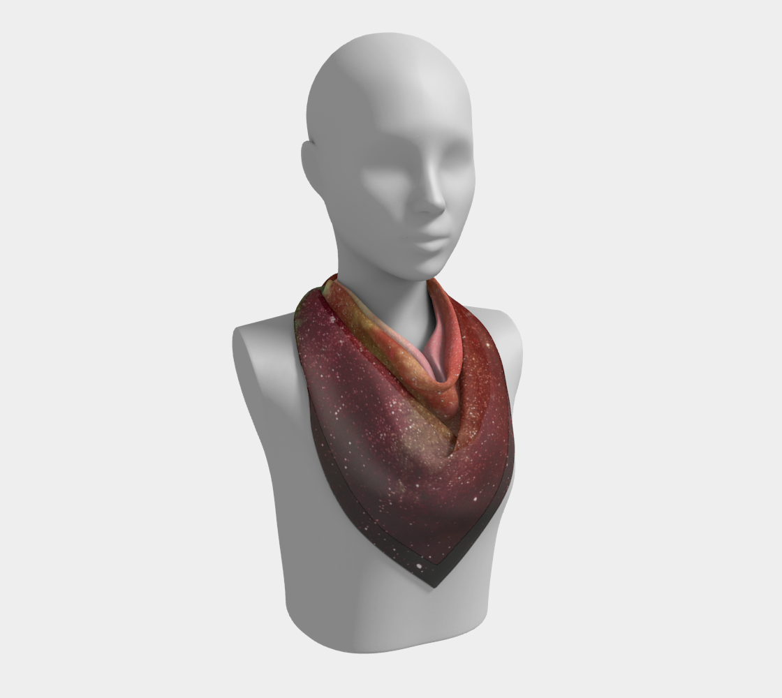 galaxy red scarf