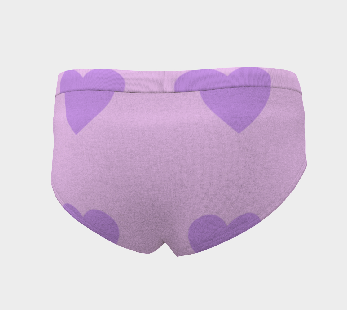 violet heart cheeky briefs