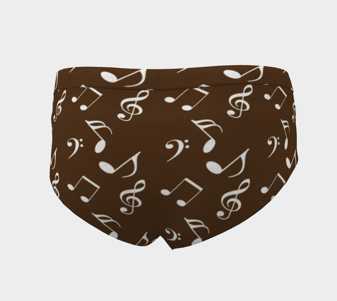 brown music cheeky briefs