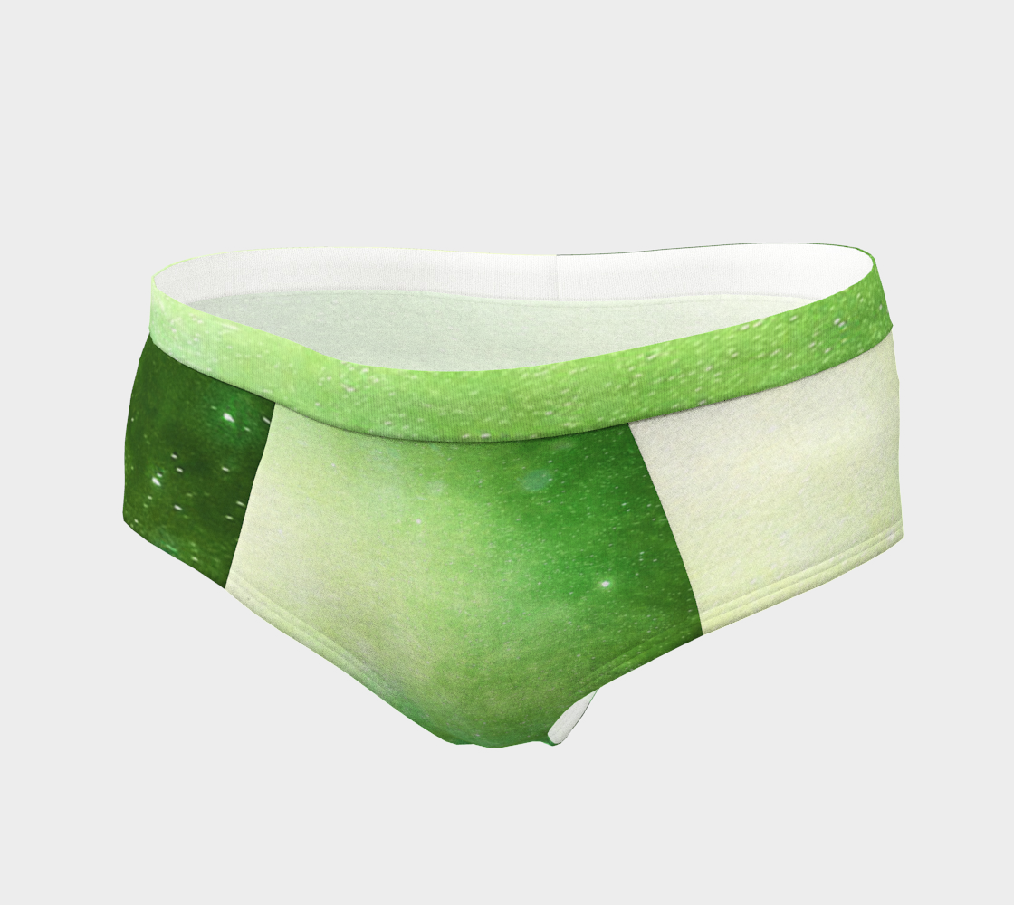 galaxy green cheeky briefs