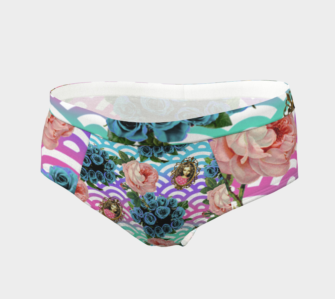 floral waves cheeky briefs