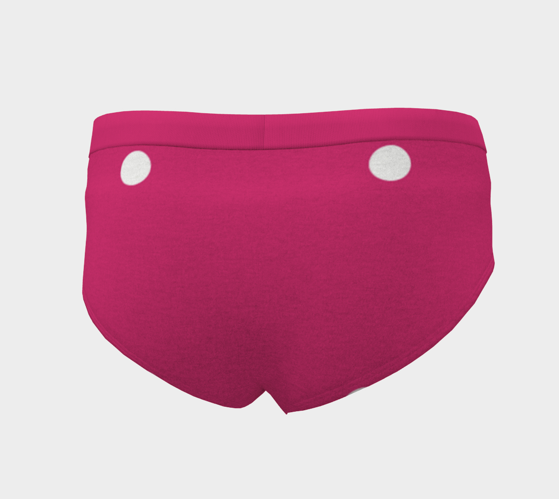 small pink dot cheeky briefs