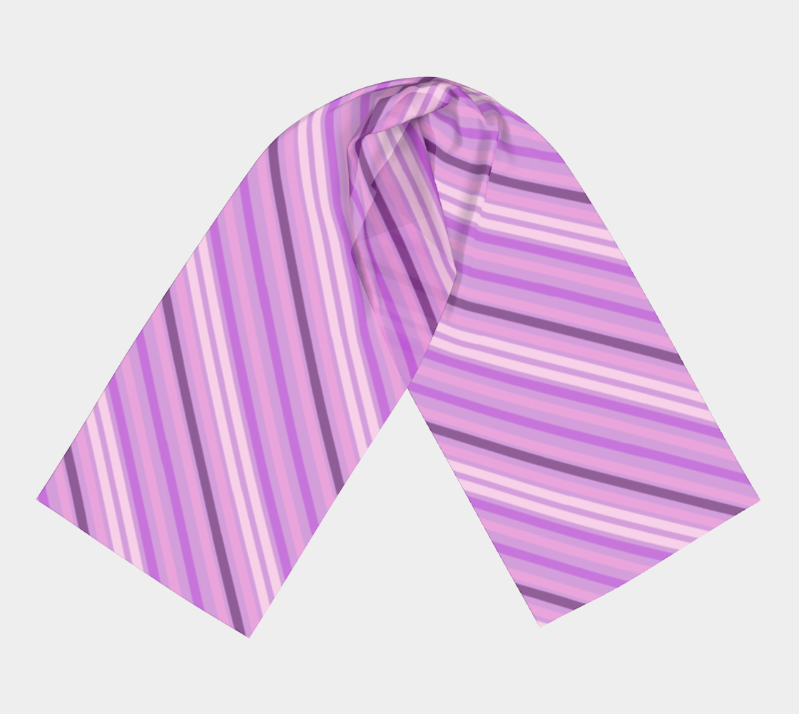 violet diagonal lines scarf