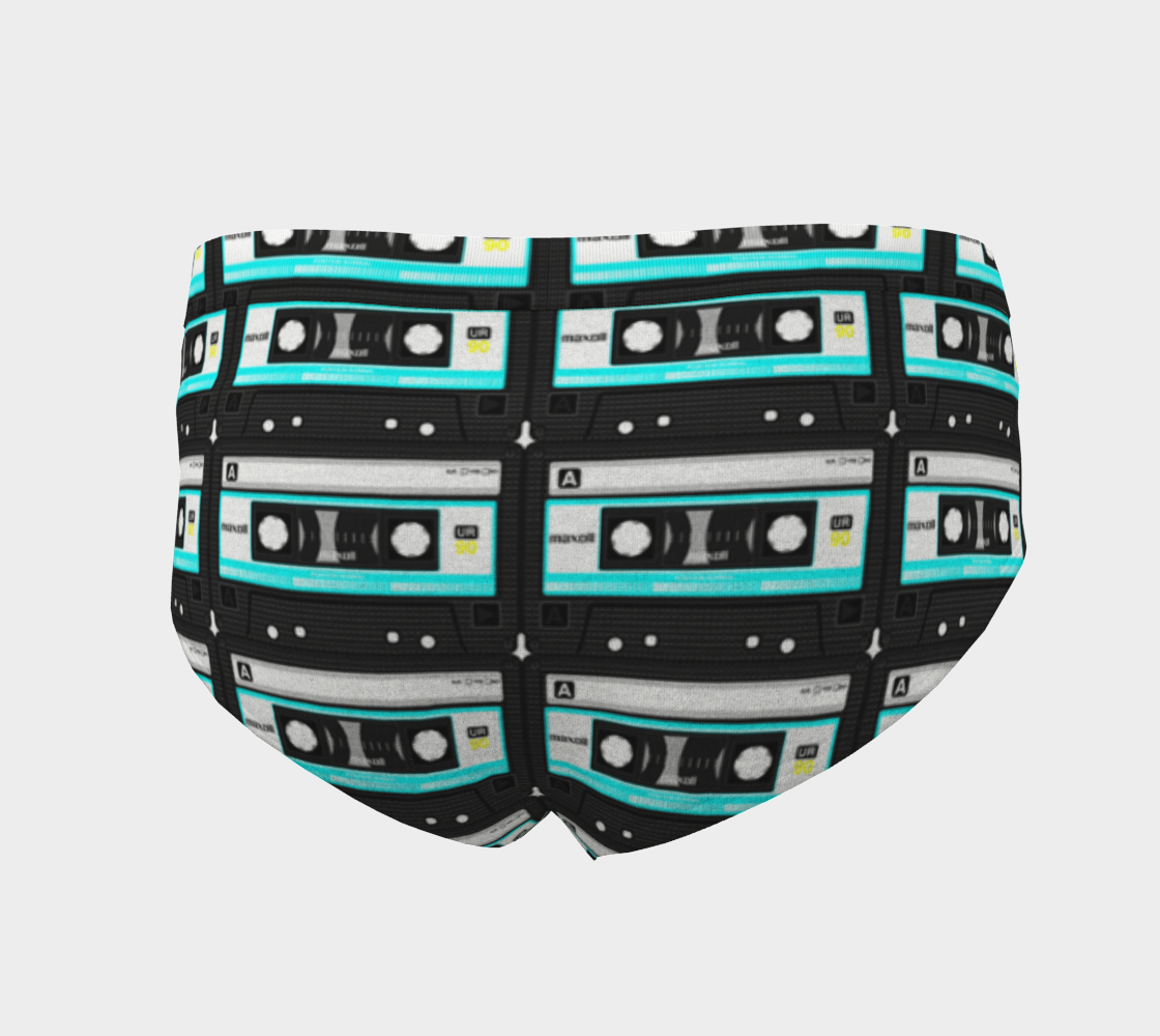 aqua cassette cheeky briefs