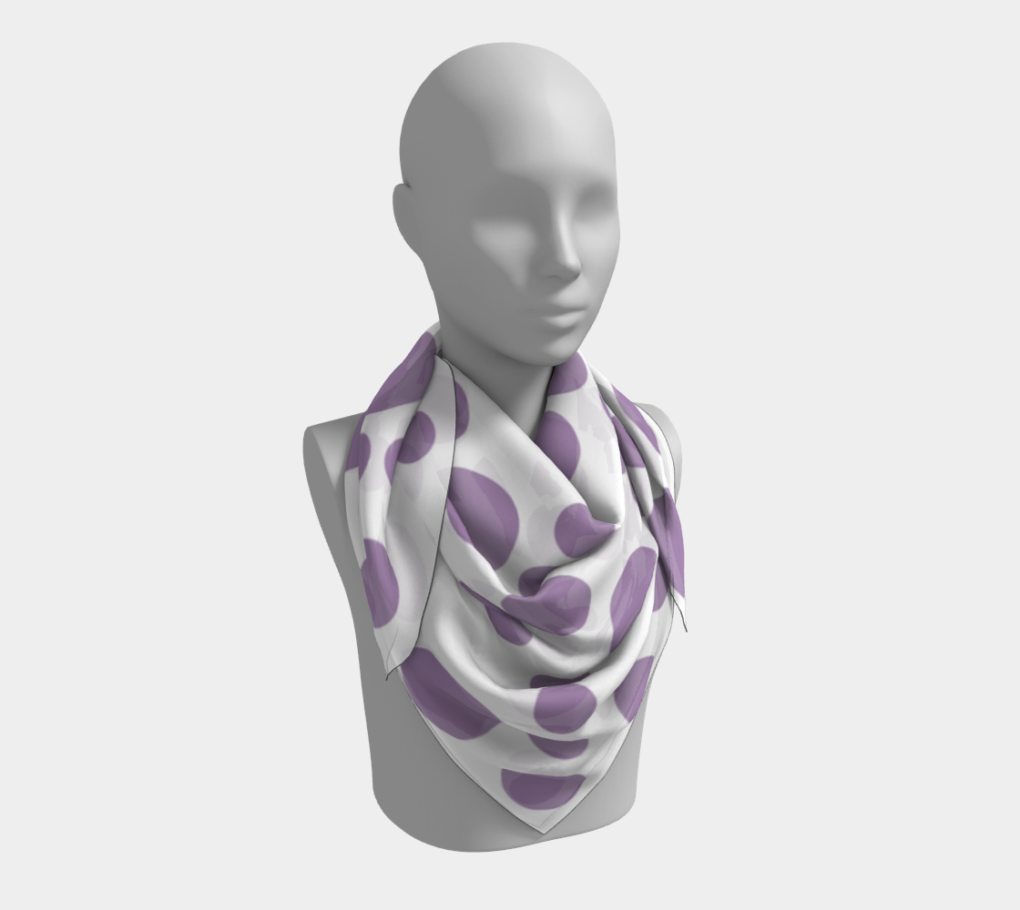 violet dots scarf