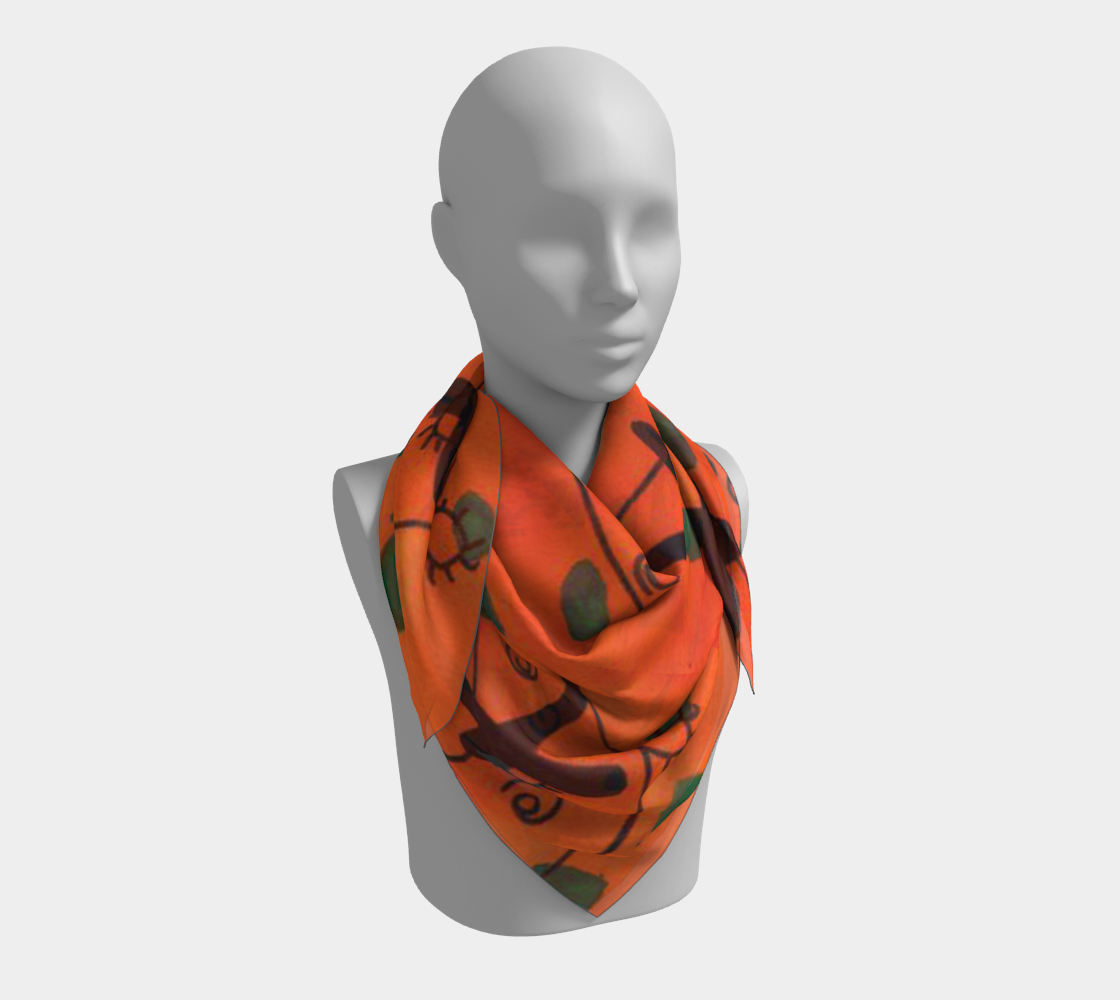 egg amongst crosses scarf