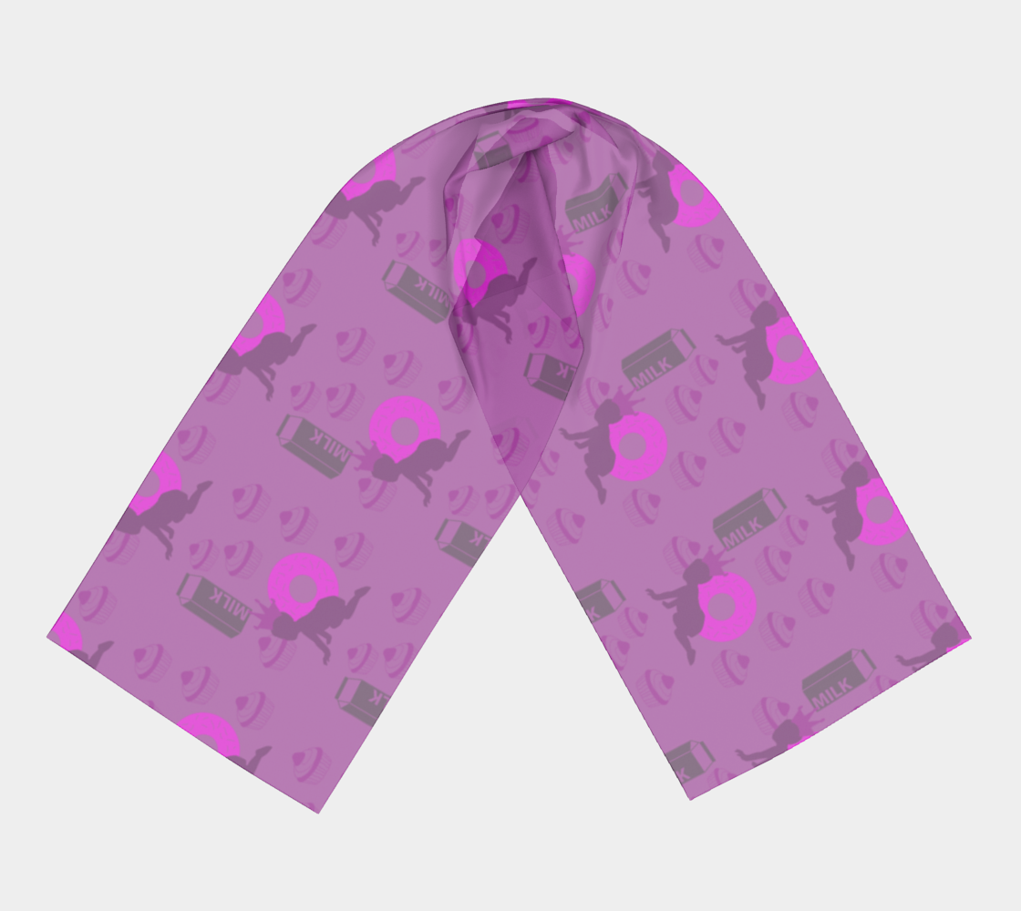 punk baby violet scarf