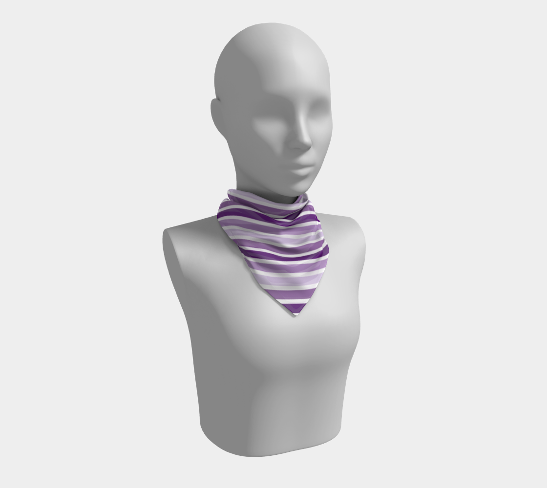 violet stripes scarf