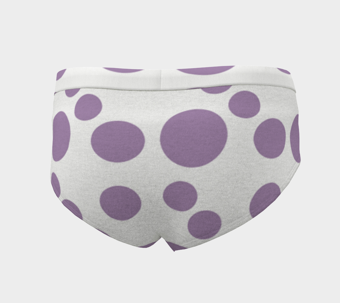 violet dots cheeky briefs