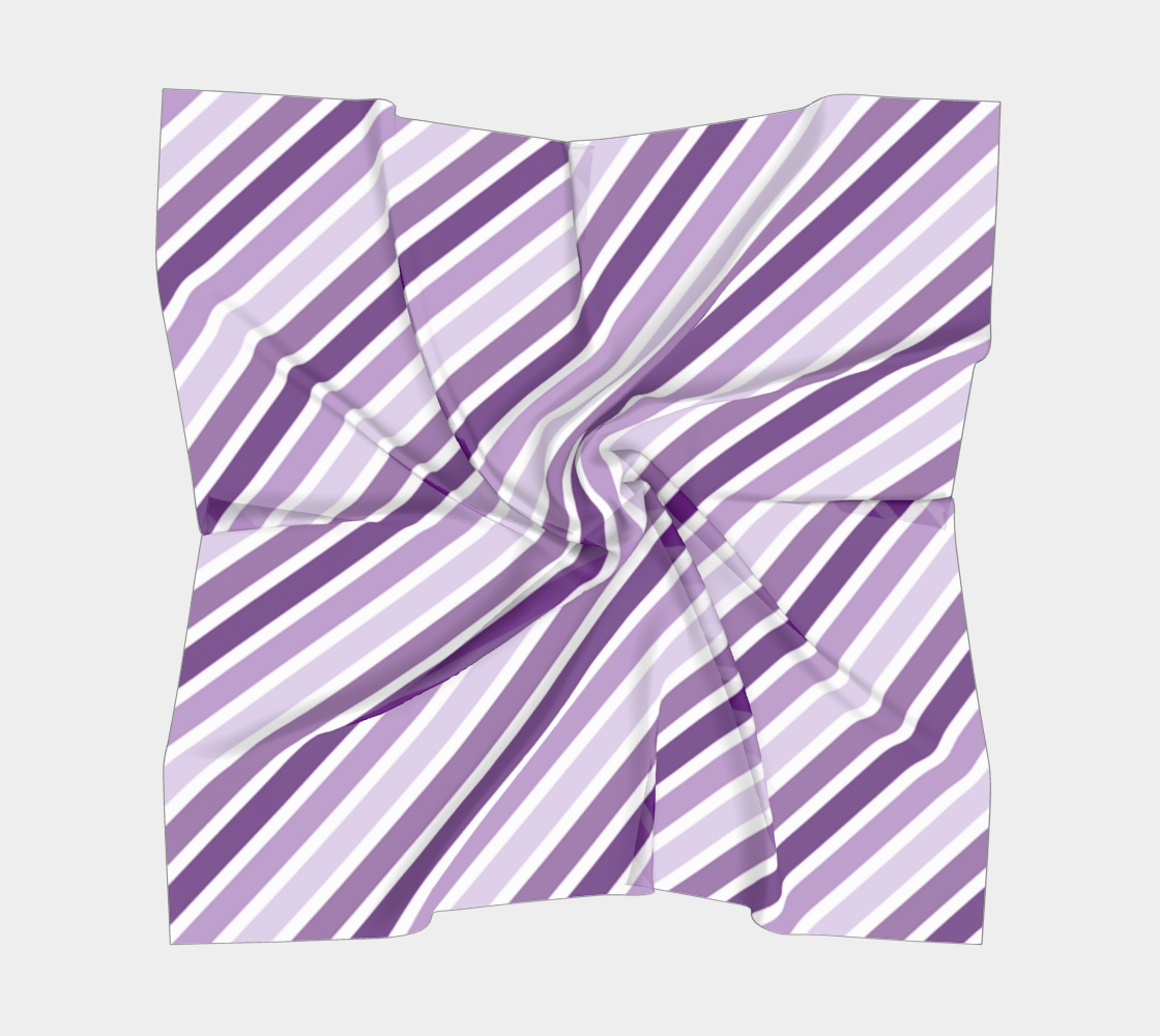 violet stripes scarf