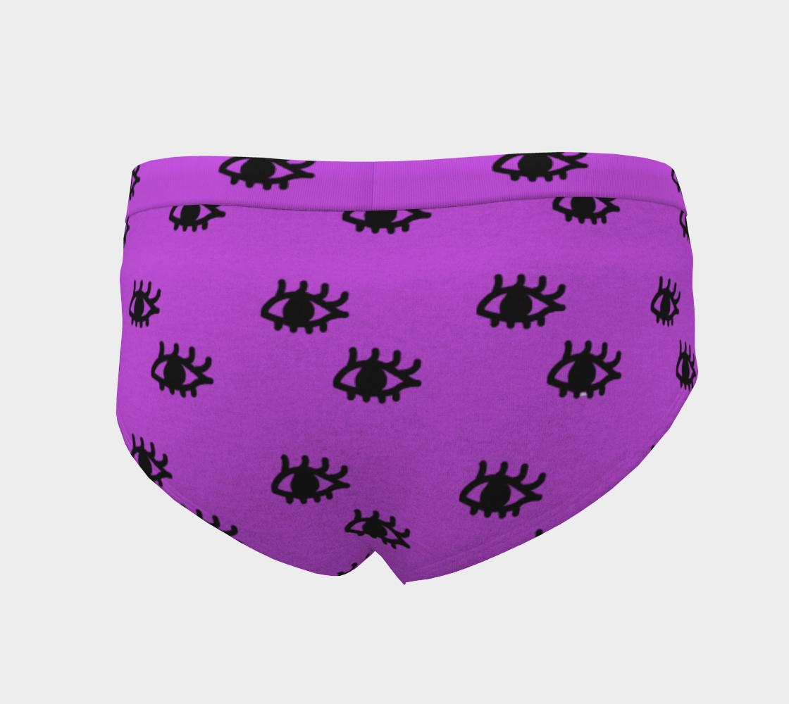 purple eyes cheeky briefs