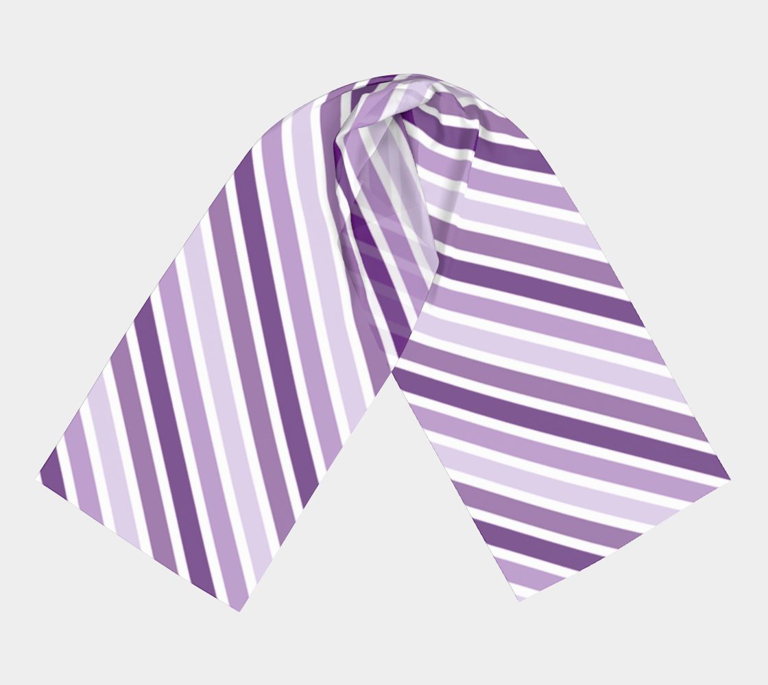 violet stripes scarf