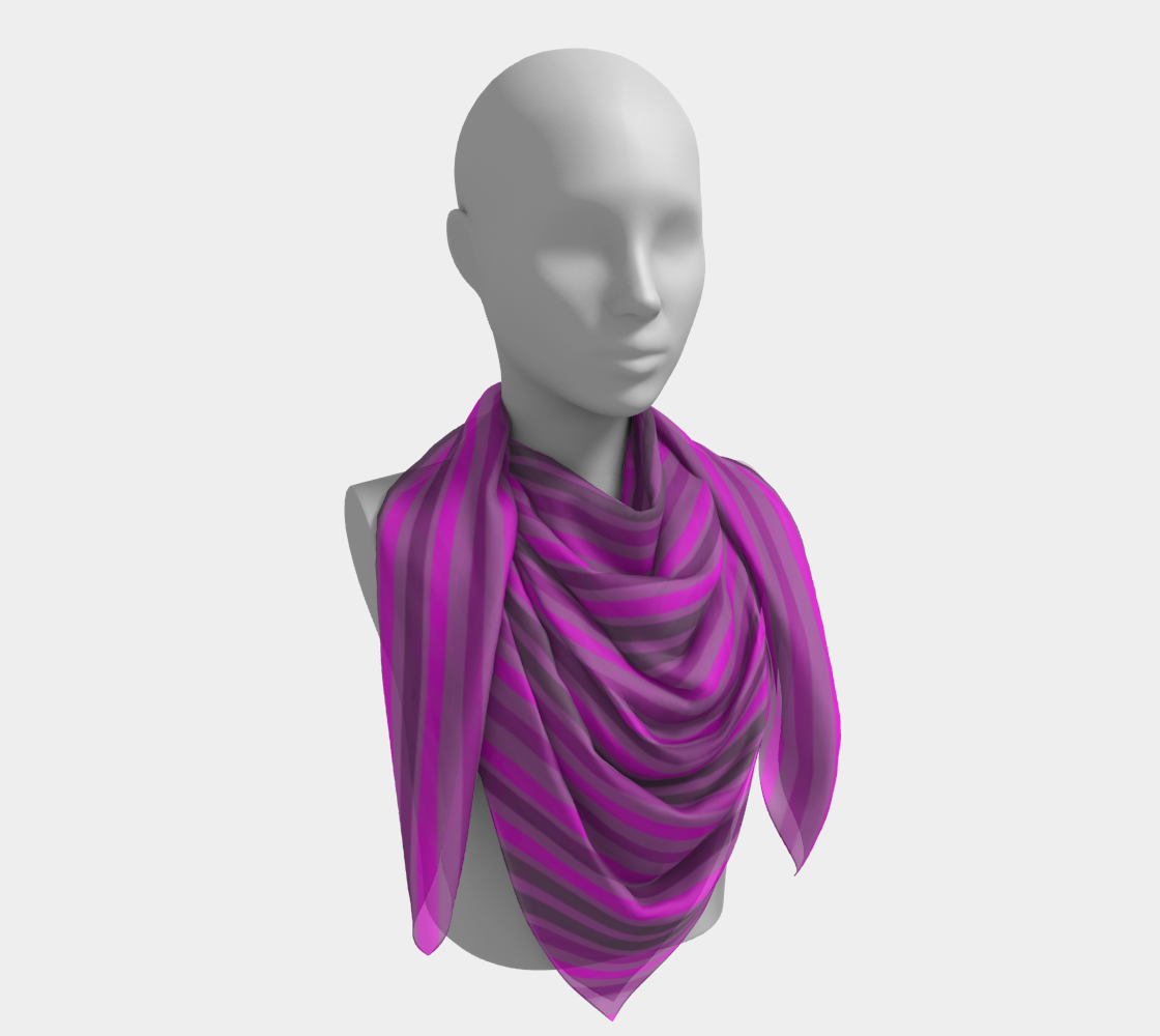 pink violet diagonal lines scarf