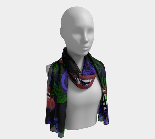 blue rose vampire scarf