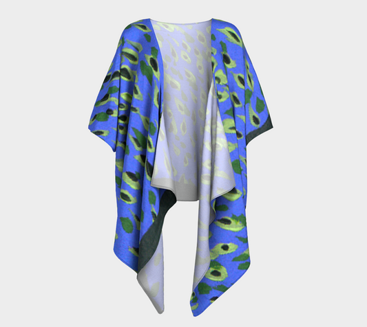 raining leaves draped Kimono