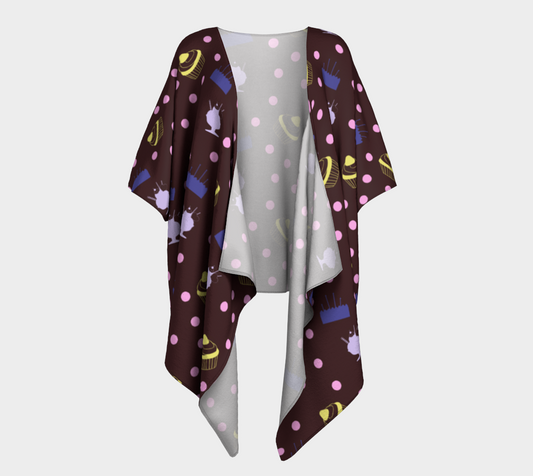 cakes and sundaes chocolate draped Kimono