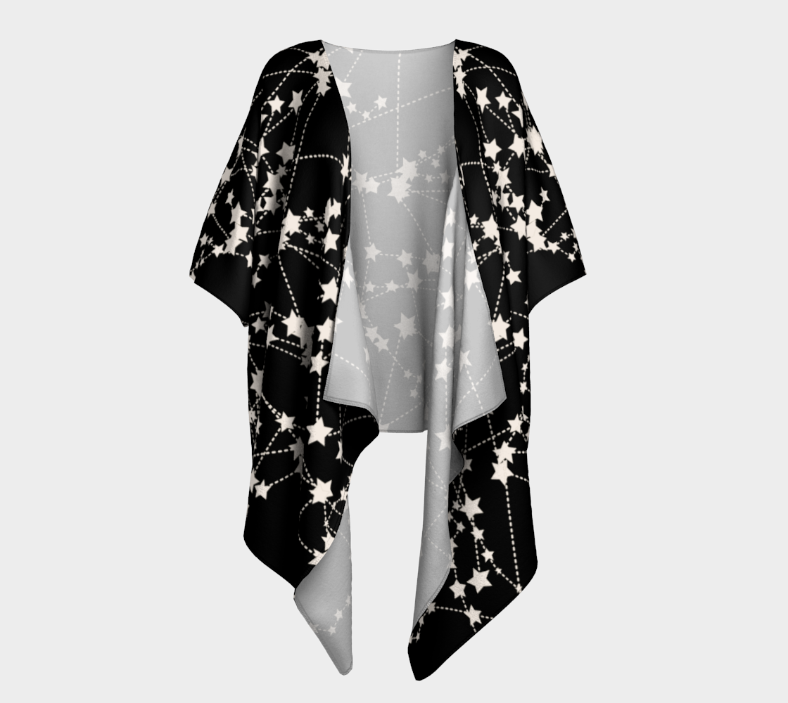 constellations draped Kimono