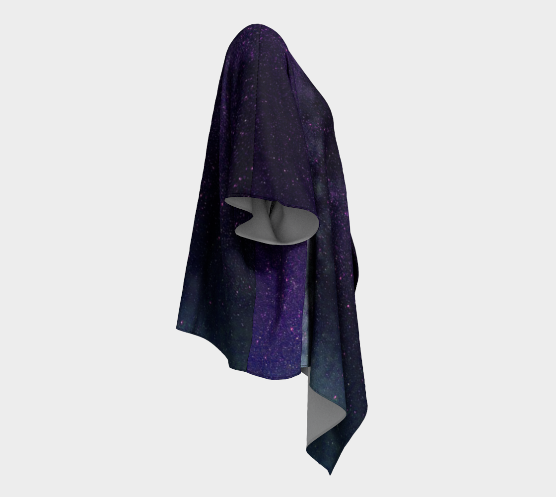 galaxy sky purple draped Kimono