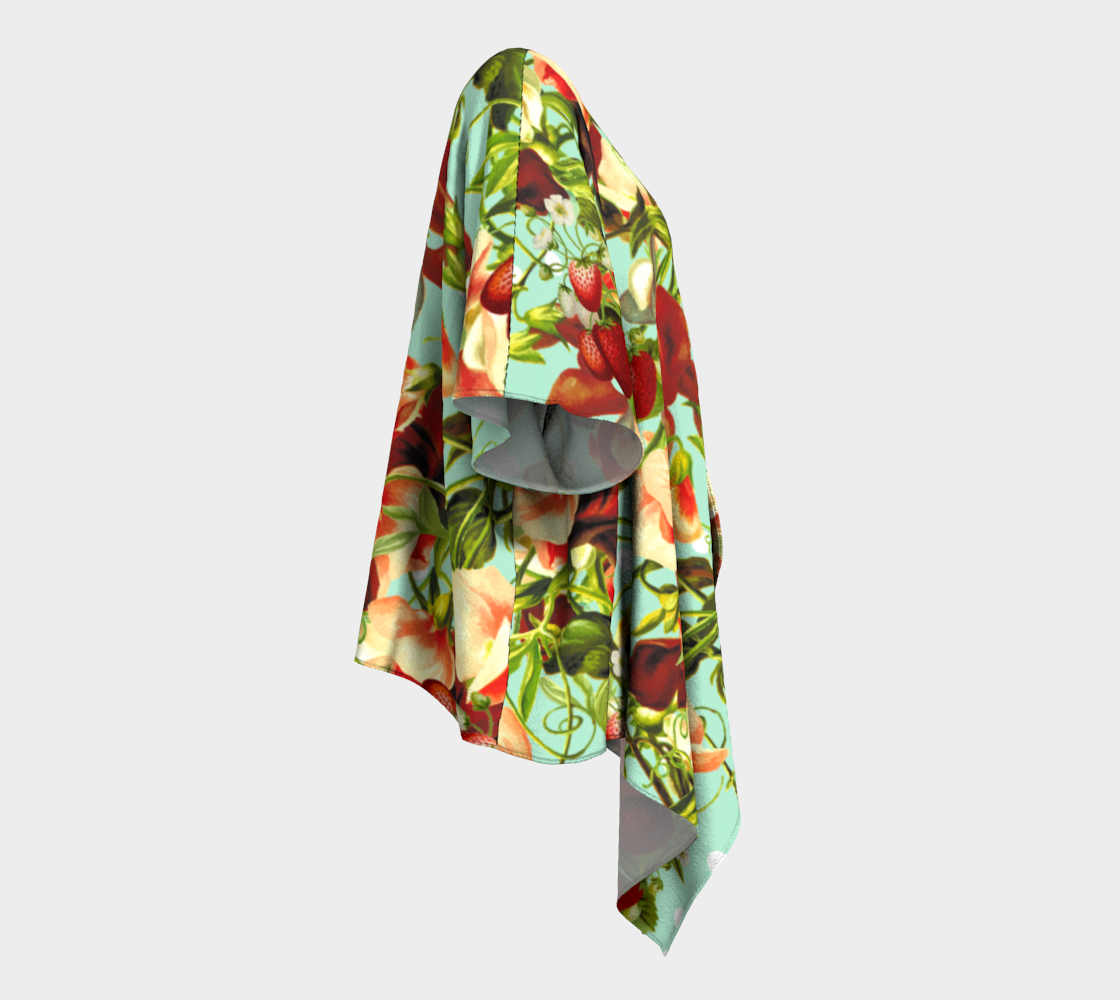 fruit blossom draped Kimono