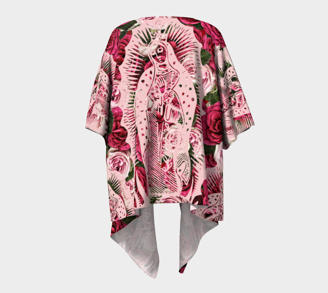 guadalupe roses draped Kimono